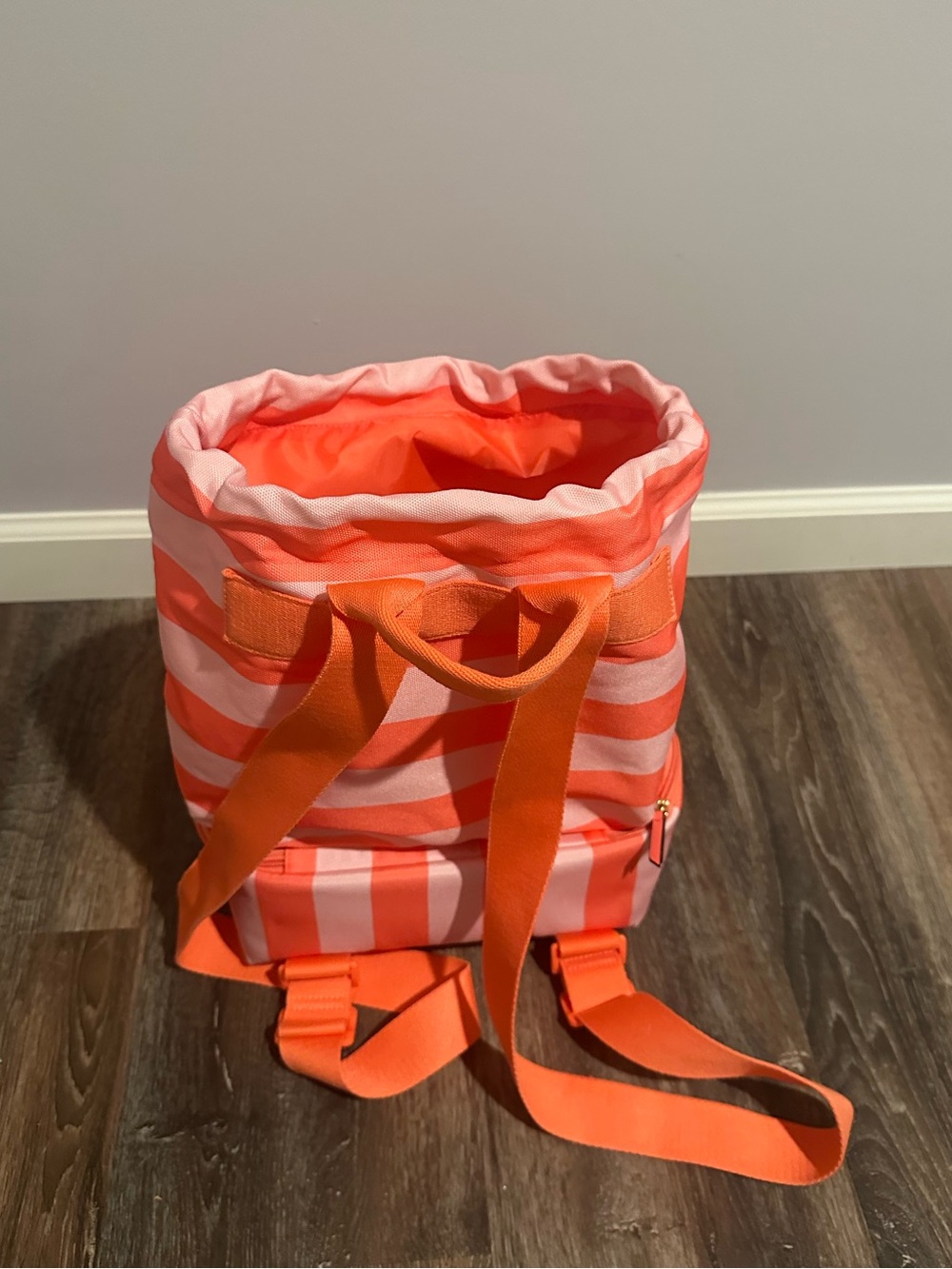 Victoria’s Secret Striped Beach Bag Backpack with Cooler - Picture 4 of 5